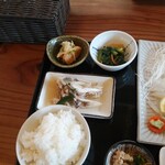 風和里 - ハギの刺身定食