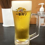 日高屋 - 生ビール