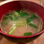 西尾さん - お味噌汁