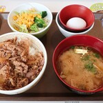 Sukiya - 牛丼ランチセット（とん汁に変更）