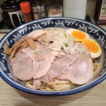 秋葉原つけ麺 油そば 楽 - 特製油そば大盛