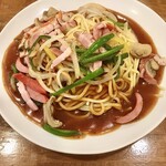 スパゲッティハウス - ミラカン¥800+麺1.5倍¥100
