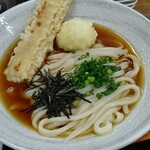 Udonkura Fujitaya - 人気No.2 ちく玉ぶっかけうどん  