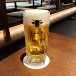 Gyuutan Sakaba Tannosuke - 生ビール（550円）