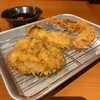 Taishuu izakaya ageagemonya - とり肉天ぷら、エリンギ天ぷら、大海老天ぷら