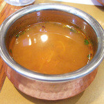 デリー - サザンスパイス、スパイスカフェ、デリーのコラボフルコース(3500円)のラッサム(サザンスパイス)