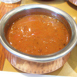 デリー - サザンスパイス、スパイスカフェ、デリーのコラボフルコース(3500円)のエビカレー