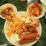 パスタ・えびフライ・肉料理系