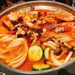 韓国料理 金家 - 完成直後のナッコプセ
