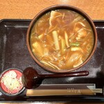 Sobasakedokoro Tsukijian - カレー南蛮そば（単品）1,100円