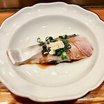 高鮨 - 鯵 生姜醤油 お酒泥棒①