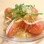 個室接待・打ちたて蕎麦 永山 - 出汁トマト ¥439