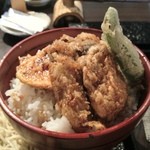 蕎麦の三心 - 牡蠣天丼