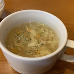 かりん亭 - セットのスープ