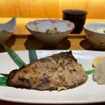 Obanzai Aburiyaki Sake Nana - 今月の西京焼き御膳（鰤）　1320円