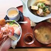 Wa raku - アワビステーキと海鮮丼セット　1500円