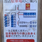 飯田商店 - 張り紙