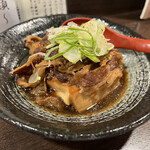 金町製麺 - 牛肉豆腐　400円