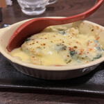 金町製麺 - ちぢみ法蓮草とマカロニグラタン　400円