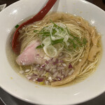 金町製麺 - 柚子塩そば(麺半)　650円