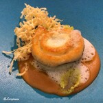 カーサ・デル・チーボ - 穴子のﾃﾝﾊﾟﾃﾞｯﾗと錦糸苽のﾌﾘｯﾄ 