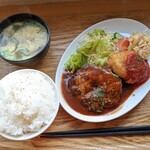 Kicchin Karinya - 特製ハンバーグ&クリームコロッケ 1,000円