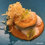 カーサ・デル・チーボ - 穴子のﾃﾝﾊﾟﾃﾞｯﾗと錦糸苽のﾌﾘｯﾄ 