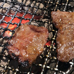 焼肉 平城苑 - ロースとハラミ