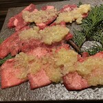 Yakiniku Tajimaya - タン食べ比べ盛り