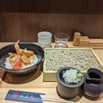 Sobakiri Miyota - 天丼（並）小+蕎麦