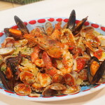 ～Mafaldine～ Plenty of seafood in tomato sauce “Pescatore”