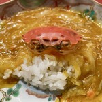 Ji-Cube - 上海蟹のフカヒレ餡かけご飯 赤酢