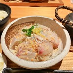 ゑびや大食堂 - 伊勢真鯛のだし茶漬け。1628円