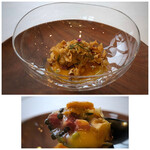 MAISON LAFITE - ＊口に入れると馬肉の甘みやウニの旨味、菊芋チップスの食感は相まって、どう表現したらいいのか解らない美味しさ。 この組合わせ素晴らしい。