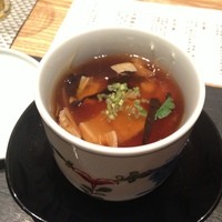 日本料理　かこみ - トランペット茸、生湯葉、千珠牡蠣