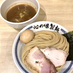 心の味製麺 - 『海老白湯つけ麺(塩)＋味玉』