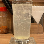 麺処 ほん田 - 「生レモンサワー」450円