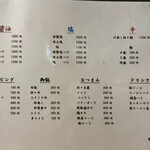 麺処 ほん田 - メニュー