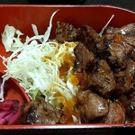 大井肉店 - サイコロ弁当