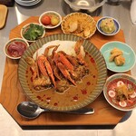 餃子そして焼味 巣王 - 渡蟹咖喱飯(1,200円)