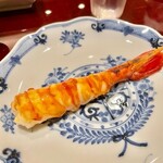 すし 良月 - 2021.12.  牡丹海老の炭火焼き