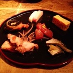 焼酎場ぁ～ くんちゃん - 正月用お通し。