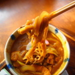 三八屋 - 生まれて初めてカレーそば食べました