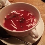 ハンバーグファクトリー - トマトスープ