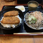 Teuchi Soba Kansuke - ソースカツ丼セット