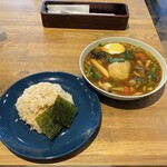 Mizukafepurodhusubaikurinsui - 1日野菜のスープカレー