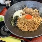 極楽うどん TKU - ジャンキー納豆まぜうどん（ミニごはん付き）