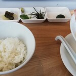 麺処 八貝 - ランチセット(お茶漬けバージョン/TKGバージョンもあります)