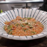 トリワイン ＰＩＫＯＳＨＨＨＵ - あんぽ柿と鶏のリゾット(仮名)