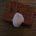 Terasugademmihamarizoto - スポンジケーキは甘すぎず、食事の前のちょうど良い刺激になりました＾＾